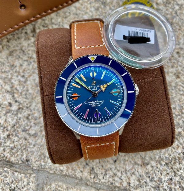 rare-watches-co-bordeaux-strasbourg-montre-occasion-neuve-breitling-breitlingsuperocean-breitlingrainbow-editionlimitee-rare-luxe-montredeluxestrasbourg-luxebordeaux -montreneuve